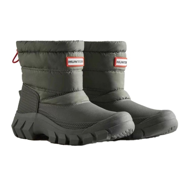Hunter Shoes Hunter Womens Intrepid Insulated Short Snow Boots With